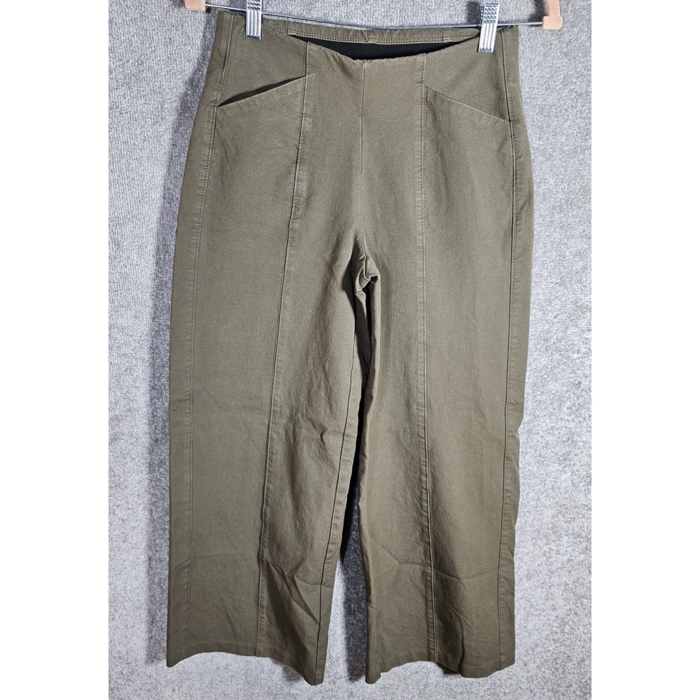 Old Navy High Rise Pixie Wide Leg Pants Womens Size S Brown Comfort Waistband‎